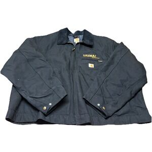 NWOT Carhartt 125th Anniversary Chore Coat Blanket Lined Detroit‎ J001 BLK 3XL